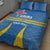 Custom Aruba Football Quilt Bed Set 2025 Go Champions Flag Color