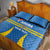 Custom Aruba Football Quilt Bed Set 2025 Go Champions Flag Color