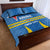 Custom Aruba Football Quilt Bed Set 2025 Go Champions Flag Color