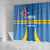 Custom Aruba Football Shower Curtain 2025 Go Champions Flag Color