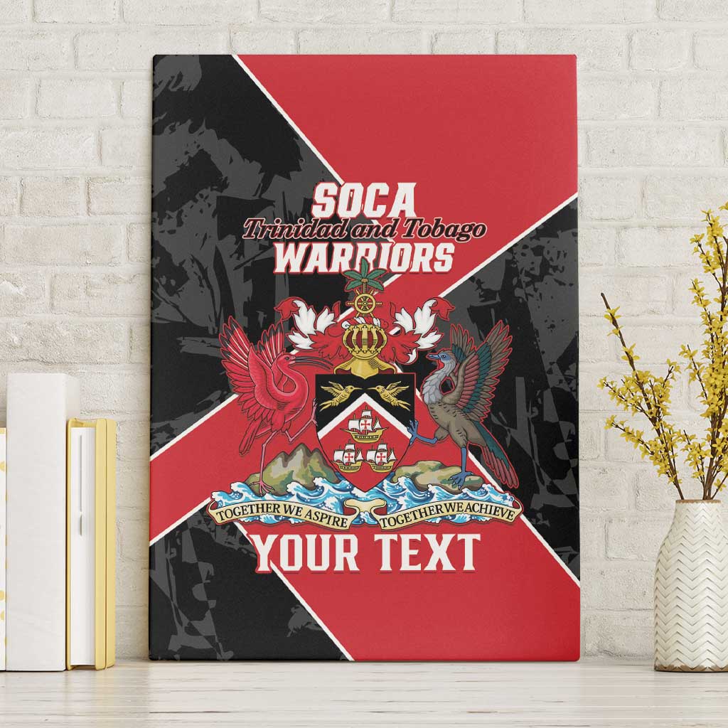 Custom Trinidad and Tobago Football Canvas Wall Art 2025 Go Soca Warriors