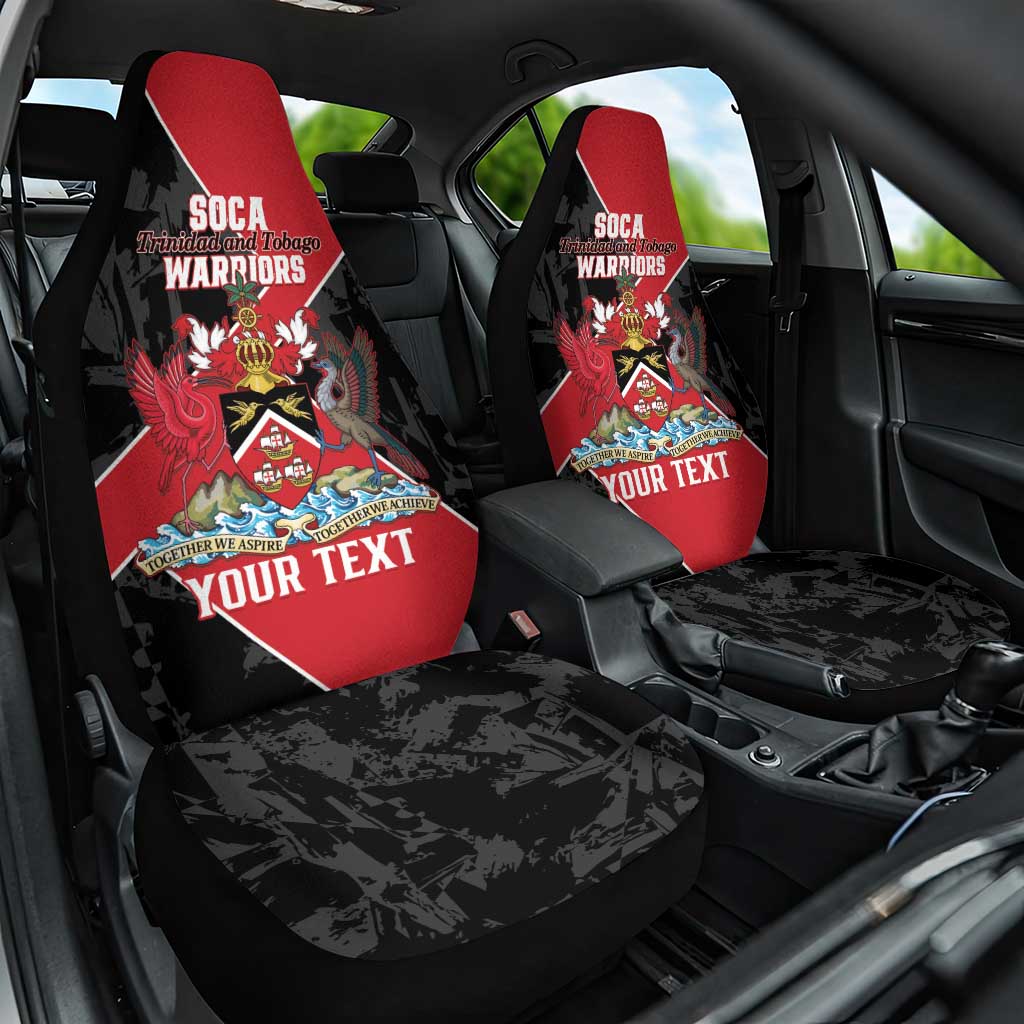 Custom Trinidad and Tobago Football Car Seat Cover 2025 Go Soca Warriors