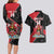 Custom Trinidad and Tobago Football Couples Matching Long Sleeve Bodycon Dress and Hawaiian Shirt 2025 Go Soca Warriors