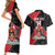 Custom Trinidad and Tobago Football Couples Matching Short Sleeve Bodycon Dress and Hawaiian Shirt 2025 Go Soca Warriors