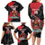 Custom Trinidad and Tobago Football Family Matching Long Sleeve Bodycon Dress and Hawaiian Shirt 2025 Go Soca Warriors