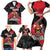 Custom Trinidad and Tobago Football Family Matching Short Sleeve Bodycon Dress and Hawaiian Shirt 2025 Go Soca Warriors