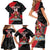 Custom Trinidad and Tobago Football Family Matching Short Sleeve Bodycon Dress and Hawaiian Shirt 2025 Go Soca Warriors