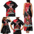 Custom Trinidad and Tobago Football Family Matching Tank Maxi Dress and Hawaiian Shirt 2025 Go Soca Warriors