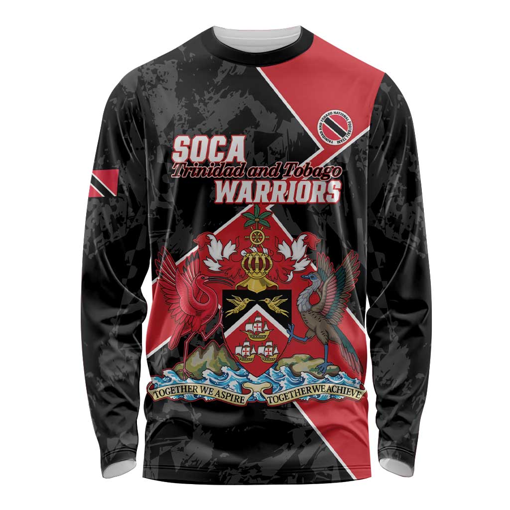 Custom Trinidad and Tobago Football Long Sleeve Shirt 2025 Go Soca Warriors