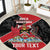 Custom Trinidad and Tobago Football Round Carpet 2025 Go Soca Warriors