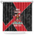 Custom Trinidad and Tobago Football Shower Curtain 2025 Go Soca Warriors