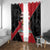 Custom Trinidad and Tobago Football Window Curtain 2025 Go Soca Warriors