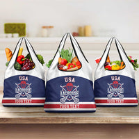 Custom United States Lacrosse Grocery Bag Go Champions Blue Version