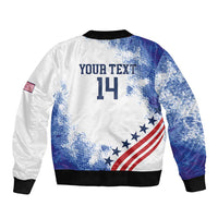 Custom United States Lacrosse Bomber Jacket 2025 Grunge Style