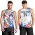 Custom United States Lacrosse Men Tank Top 2025 Grunge Style