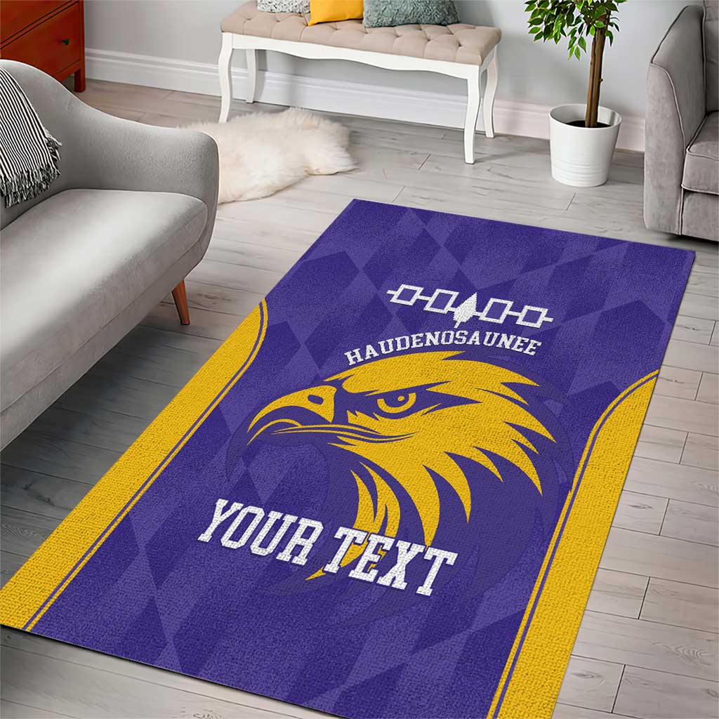 Custom Haudenosaunee Lacrosse Area Rug 2025 Go Nationals