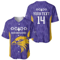 Custom Haudenosaunee Lacrosse Baseball Jersey 2025 Go Nationals