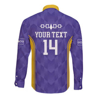 Custom Haudenosaunee Lacrosse Long Sleeve Button Shirt 2025 Go Nationals