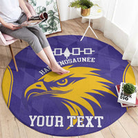 Custom Haudenosaunee Lacrosse Round Carpet 2025 Go Nationals