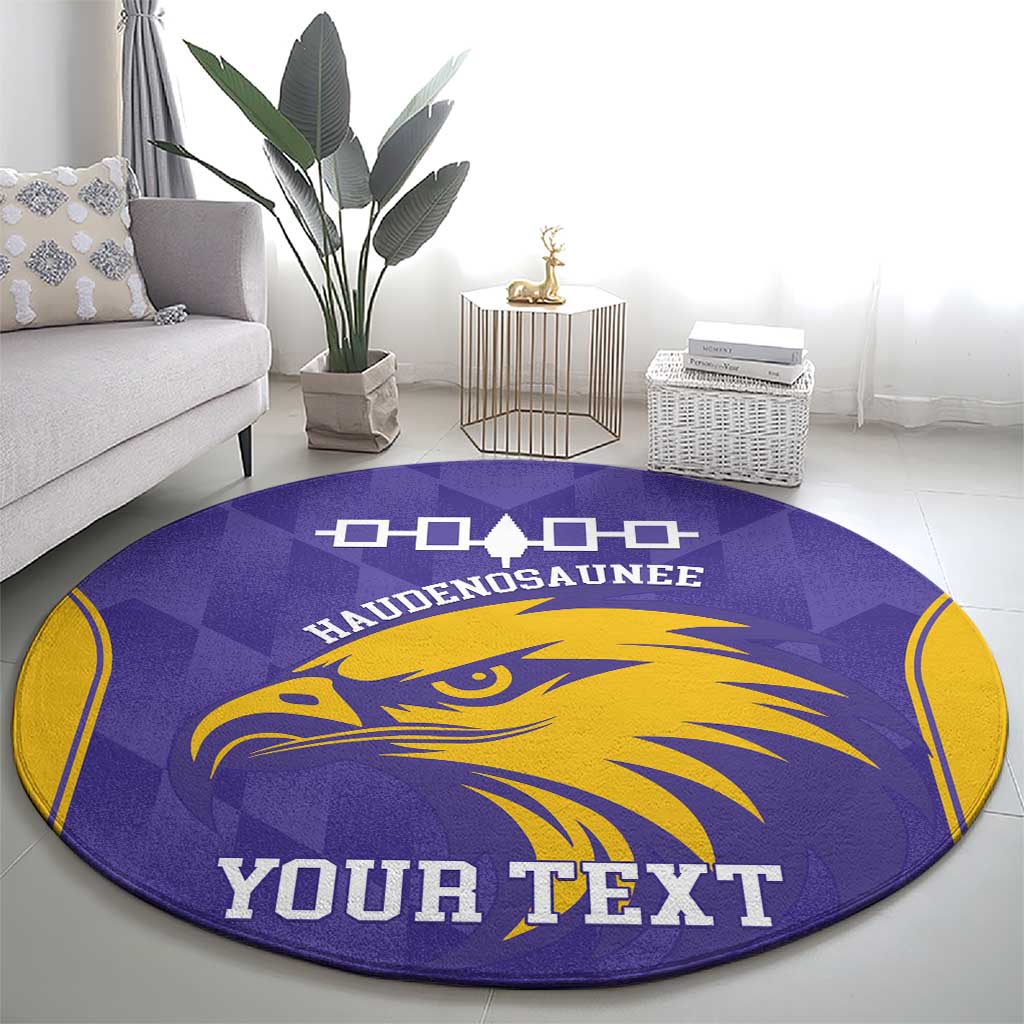 Custom Haudenosaunee Lacrosse Round Carpet 2025 Go Nationals