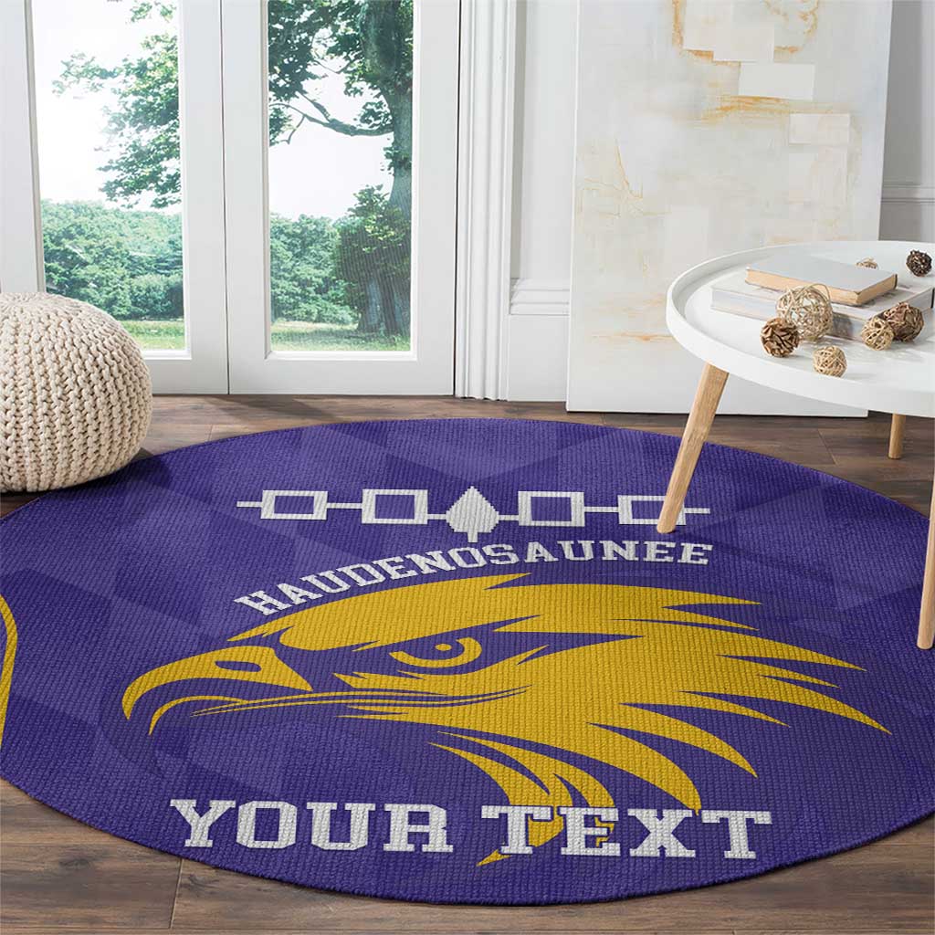 Custom Haudenosaunee Lacrosse Round Carpet 2025 Go Nationals