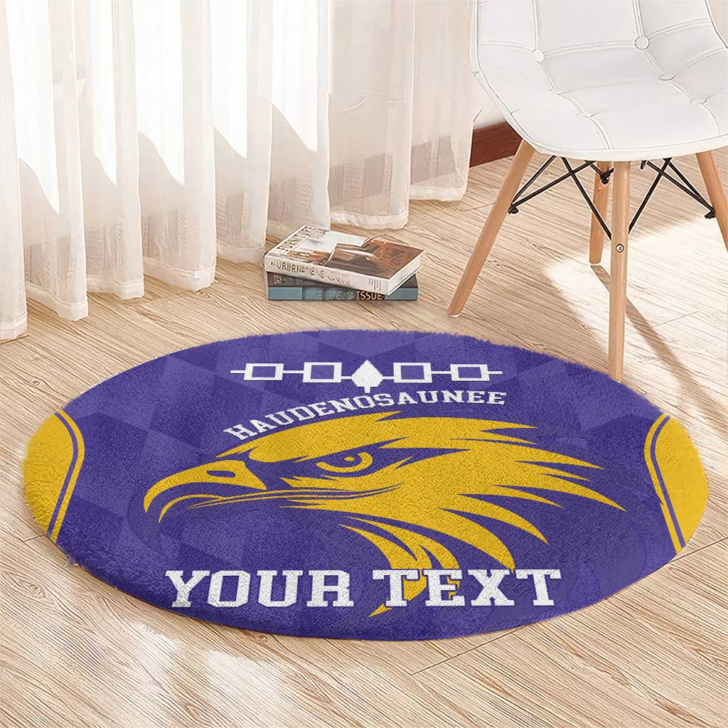 Custom Haudenosaunee Lacrosse Round Carpet 2025 Go Nationals