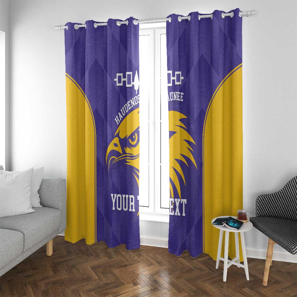 Custom Haudenosaunee Lacrosse Window Curtain 2025 Go Nationals