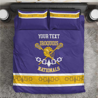 Custom Iroquois Lacrosse Bedding Set Haudenosaunee Nationals
