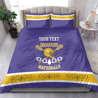 Custom Iroquois Lacrosse Bedding Set Haudenosaunee Nationals