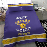 Custom Iroquois Lacrosse Bedding Set Haudenosaunee Nationals