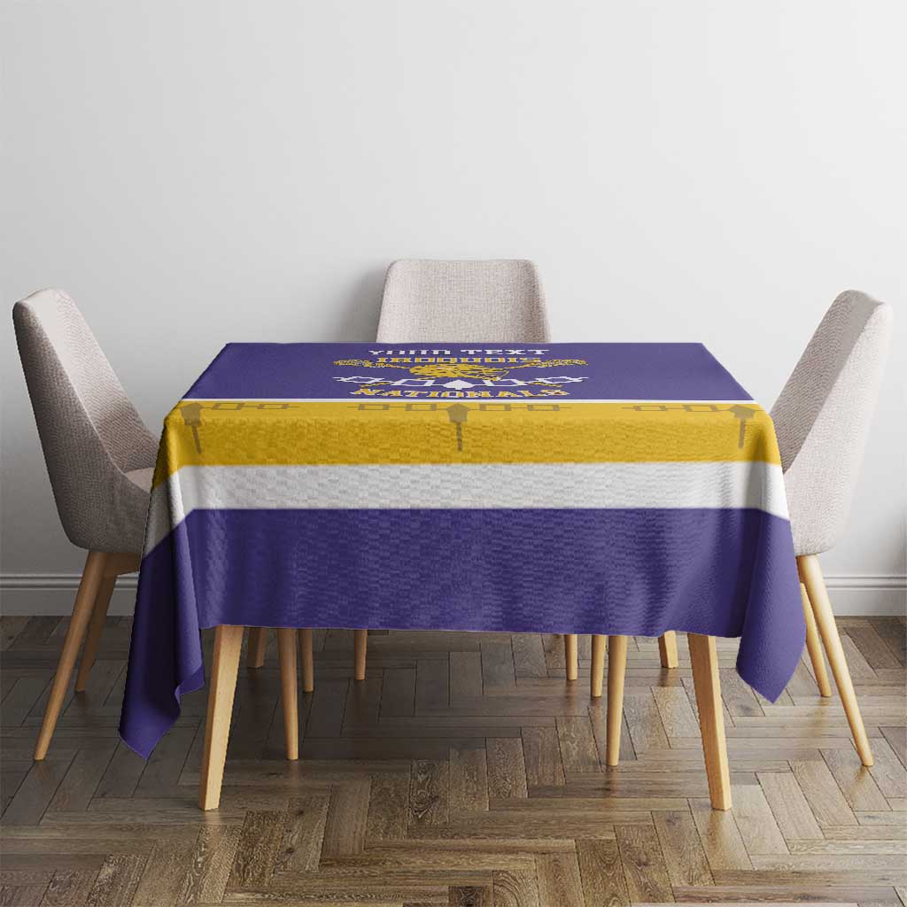 Custom Iroquois Lacrosse Tablecloth Haudenosaunee Nationals