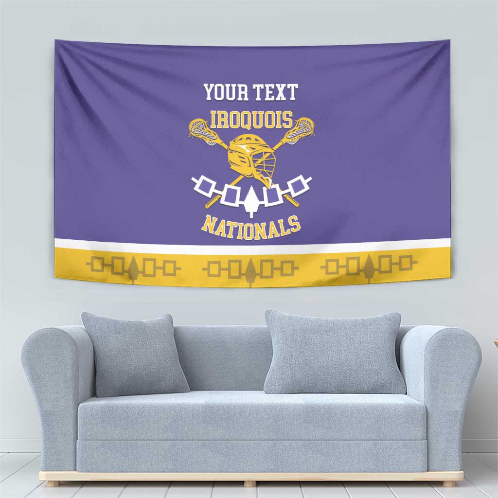Custom Iroquois Lacrosse Tapestry Haudenosaunee Nationals