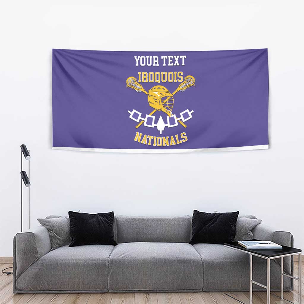 Custom Iroquois Lacrosse Tapestry Haudenosaunee Nationals