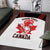 Custom Canada Lacrosse Area Rug Go Champions Maple Leaf