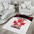 Custom Canada Lacrosse Area Rug Go Champions Maple Leaf