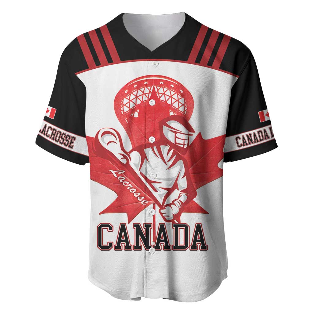 Custom Canada Lacrosse Baseball Jersey Go Champions Maple Leaf