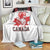 Custom Canada Lacrosse Blanket Go Champions Maple Leaf