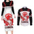 Custom Canada Lacrosse Couples Matching Long Sleeve Bodycon Dress and Long Sleeve Button Shirt Go Champions Maple Leaf