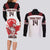 Custom Canada Lacrosse Couples Matching Long Sleeve Bodycon Dress and Long Sleeve Button Shirt Go Champions Maple Leaf