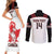 Custom Canada Lacrosse Couples Matching Short Sleeve Bodycon Dress and Long Sleeve Button Shirt Go Champions Maple Leaf