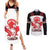 Custom Canada Lacrosse Couples Matching Summer Maxi Dress and Long Sleeve Button Shirt Go Champions Maple Leaf