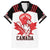 Custom Canada Lacrosse Family Matching Off Shoulder Maxi Dress and Hawaiian Shirt Go Champions Maple Leaf