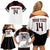 Custom Canada Lacrosse Family Matching Off Shoulder Short Dress and Hawaiian Shirt Go Champions Maple Leaf