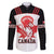 Custom Canada Lacrosse Family Matching Puletasi and Hawaiian Shirt Go Champions Maple Leaf