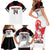 Custom Canada Lacrosse Family Matching Short Sleeve Bodycon Dress and Hawaiian Shirt Go Champions Maple Leaf