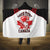 Custom Canada Lacrosse Hooded Blanket Go Champions Maple Leaf