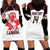 Custom Canada Lacrosse Hoodie Dress Go Champions Maple Leaf