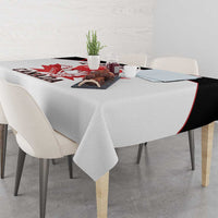 Custom Canada Lacrosse Tablecloth Go Champions Maple Leaf