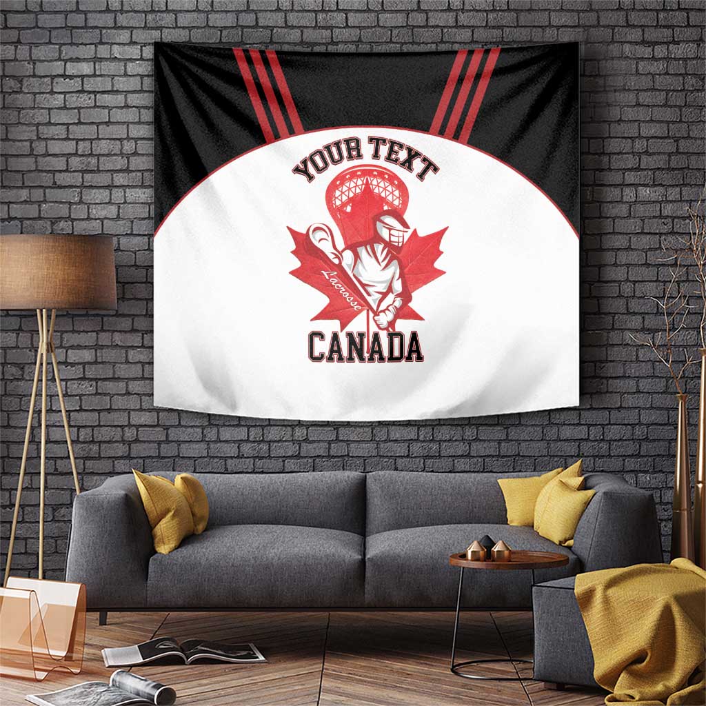 Custom Canada Lacrosse Tapestry Go Champions Maple Leaf