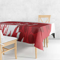 Custom England Lacrosse Tablecloth Go Champions Rose